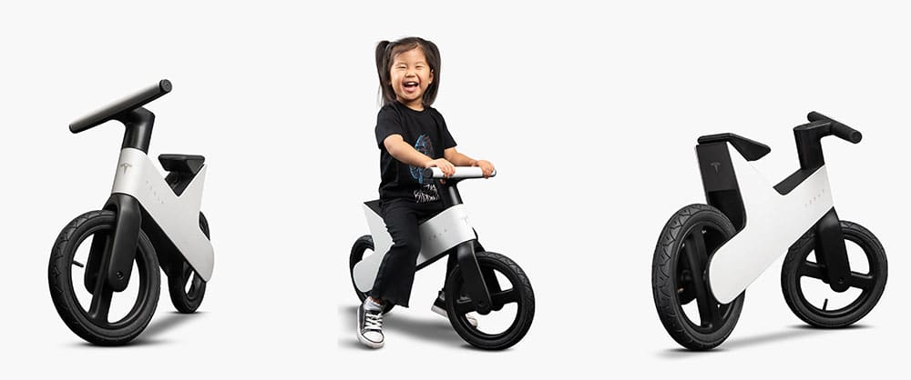 Tesla Balance Bike, la draisienne pour enfant au design Cybertruck