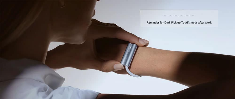 Fonction d'appel à l'aide du bracelet connecté Luffu Link