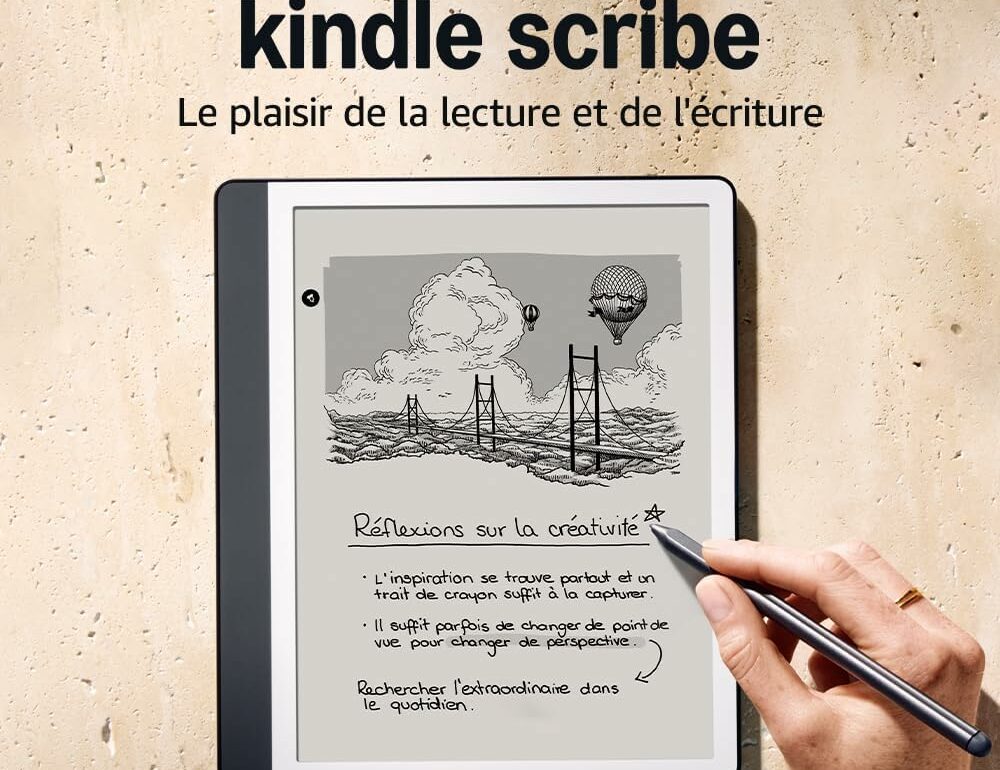 Amazon Kindle Scribe 64 Go avec stylet, liseuse tablette en promotion sur Amazon