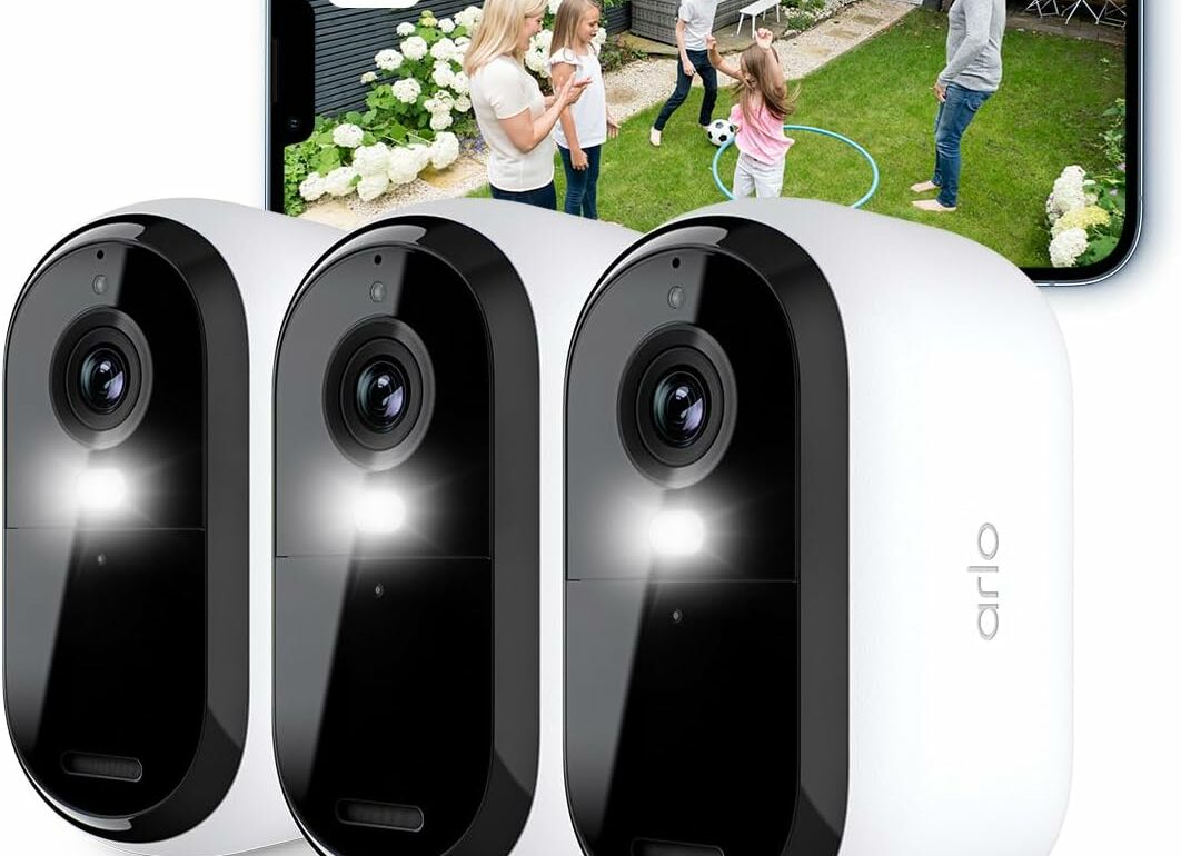 Caméra de surveillance WiFi sans fil Arlo Essential 2 blanche