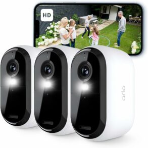 Caméra de surveillance WiFi sans fil Arlo Essential 2 blanche
