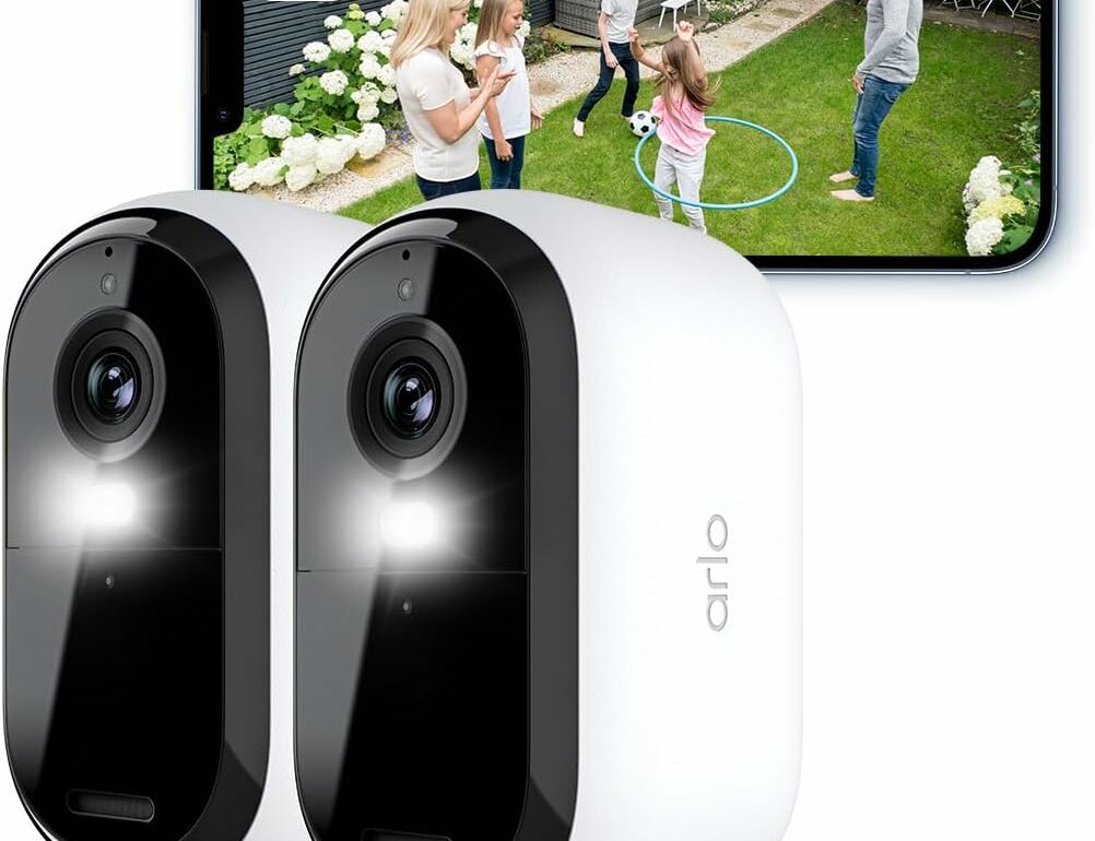 Pack de deux caméras de surveillance WiFi Arlo Essential 2