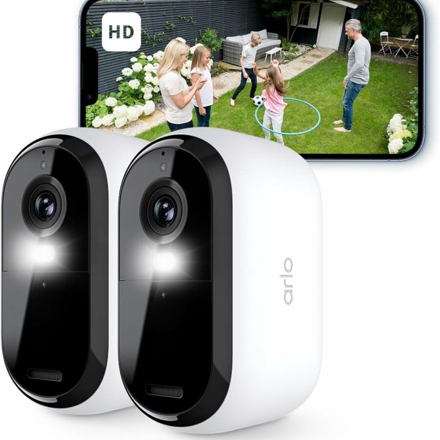 Pack de deux caméras de surveillance WiFi Arlo Essential 2