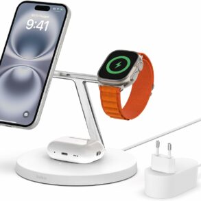 Chargeur Belkin 3-en-1 MagSafe pour iPhone, Apple Watch et AirPods