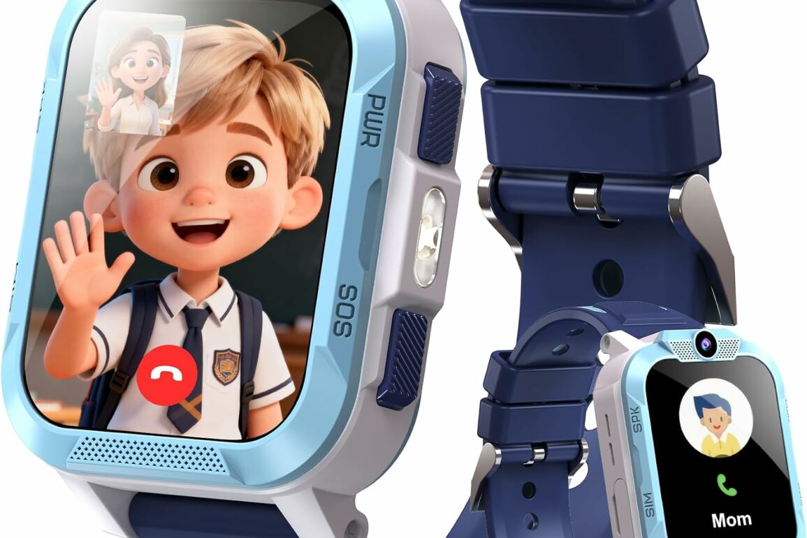 Montre connectée Blackview 4G pour enfants avec GPS et bouton SOS
