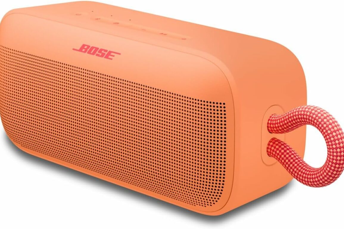 Enceinte Bose SoundLink Plus Pêche Orangée en promotion