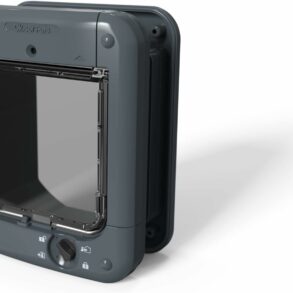Chatière à micropuce Cat Mate 360 grise contrôlée par identification