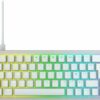Clavier gaming mécanique CHERRY XTRFY K5V2 Compact blanc transparent