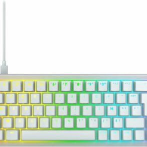 Clavier gaming mécanique CHERRY XTRFY K5V2 Compact blanc transparent