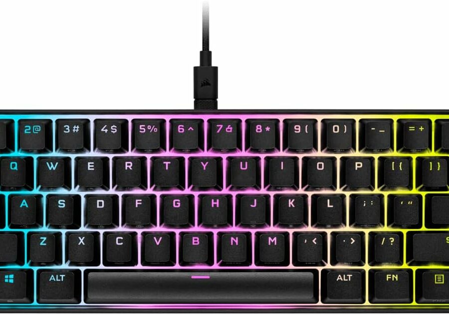 Clavier gaming compact Corsair K65 RGB Mini format 60 pour cent