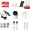 Pack alarme maison connectée Daewoo Security avec caméras solaires et sirène