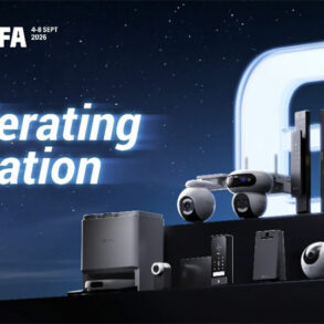 Gamme EZVIZ de sécurité connectée présentée à l'IFA 2026