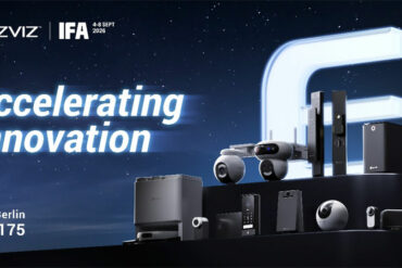 Gamme EZVIZ de sécurité connectée présentée à l'IFA 2026