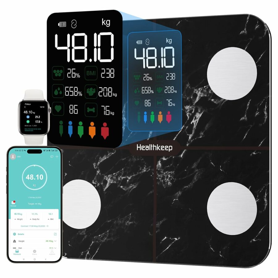 Balance connectée Healthkeep avec écran couleur