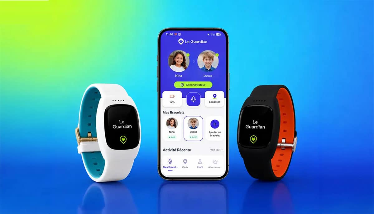 Le Guardian, bracelet SOS enfant autonome sans smartphone