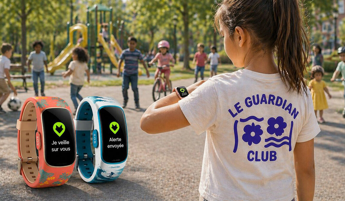 Le Guardian, bracelet SOS enfant autonome sans smartphone