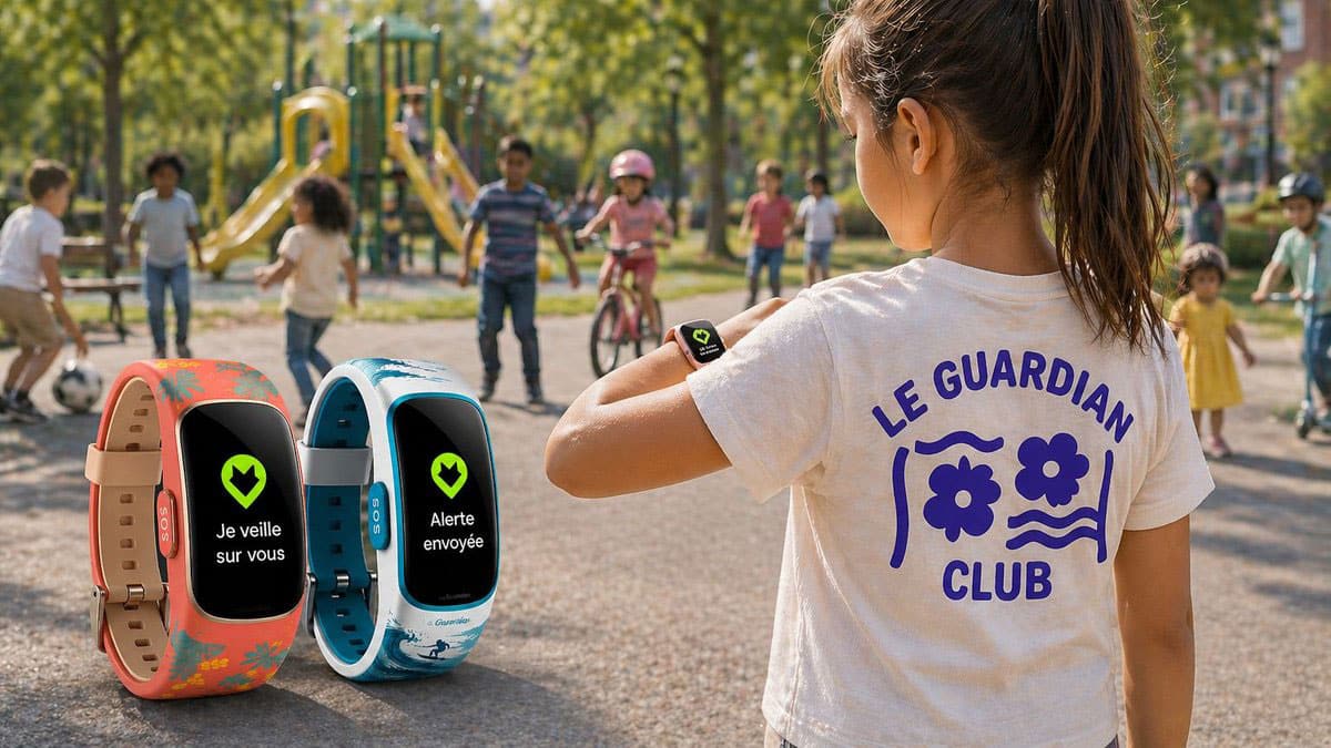 Le Guardian, bracelet SOS enfant autonome sans smartphone