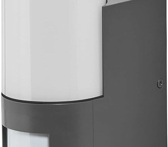 Applique extérieure connectée LEDVANCE Smart+ WiFi Wall Auto Cam avec caméra HD