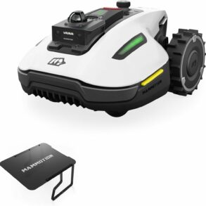 Robot tondeuse Mammotion Yuka Mini 2 avec LiDAR et mini garage