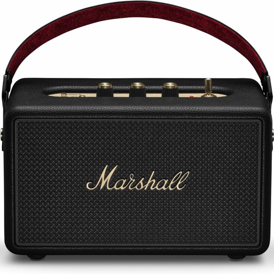 Enceinte Bluetooth Marshall Kilburn III noir et laiton