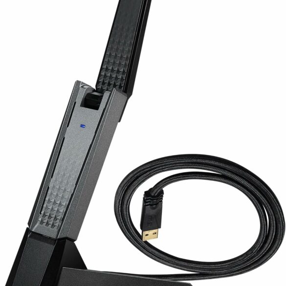 Adaptateur USB WiFi 6 MSI AX1800 avec antenne et socle filaire