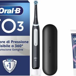 Brosse a dents electrique connectee Oral-B iO 3 noire en promotion