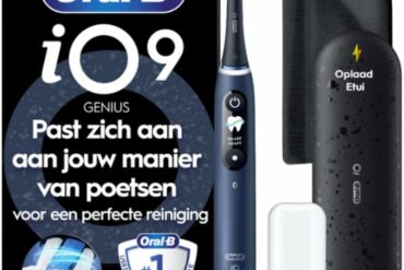 Brosse à dents électrique connectée Oral-B iO Series 9 avec étui de charge