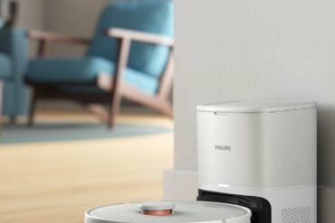 Robot aspirateur laveur Philips Homerun Série 2000 avec station de vidange
