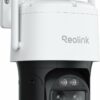 Caméra PTZ 4K Reolink à double objectif pour vidéosurveillance extérieure WiFi