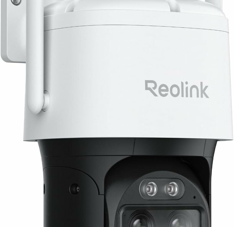 Caméra PTZ 4K Reolink à double objectif pour vidéosurveillance extérieure WiFi