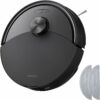 Robot aspirateur laveur roborock Q10 S5 noir vu de dessus