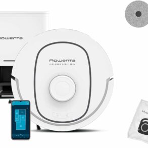 Aspirateur robot laveur Rowenta X-Plorer 380 avec sa station de vidage automatique