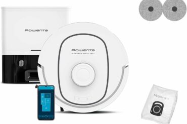 Aspirateur robot laveur Rowenta X-Plorer 380 avec sa station de vidage automatique