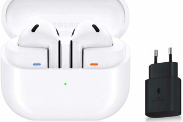 Écouteurs sans fil Samsung Galaxy Buds3 blancs avec réduction de bruit