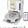 Robot aspirateur laveur Shark ThermaCharged PowerDetect avec sa base de désinfection