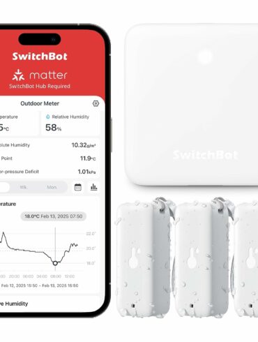 Kit SwitchBot thermo-hygromètre 3 pièces avec Hub Mini