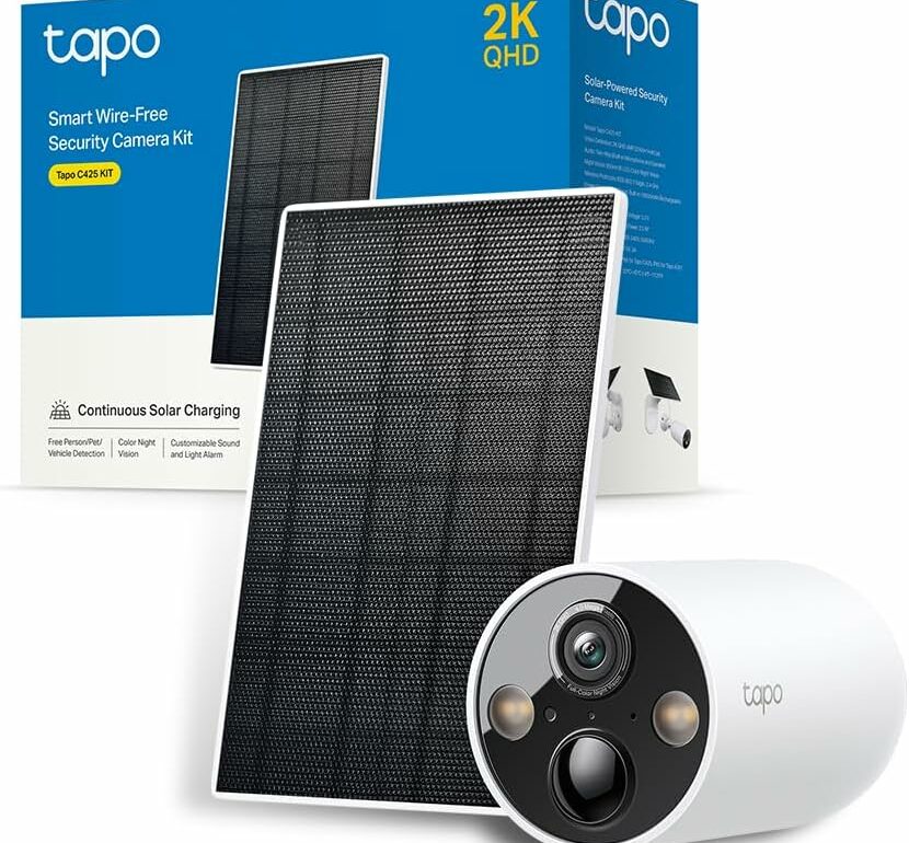 Caméra de surveillance solaire Tapo C425 KIT en promotion