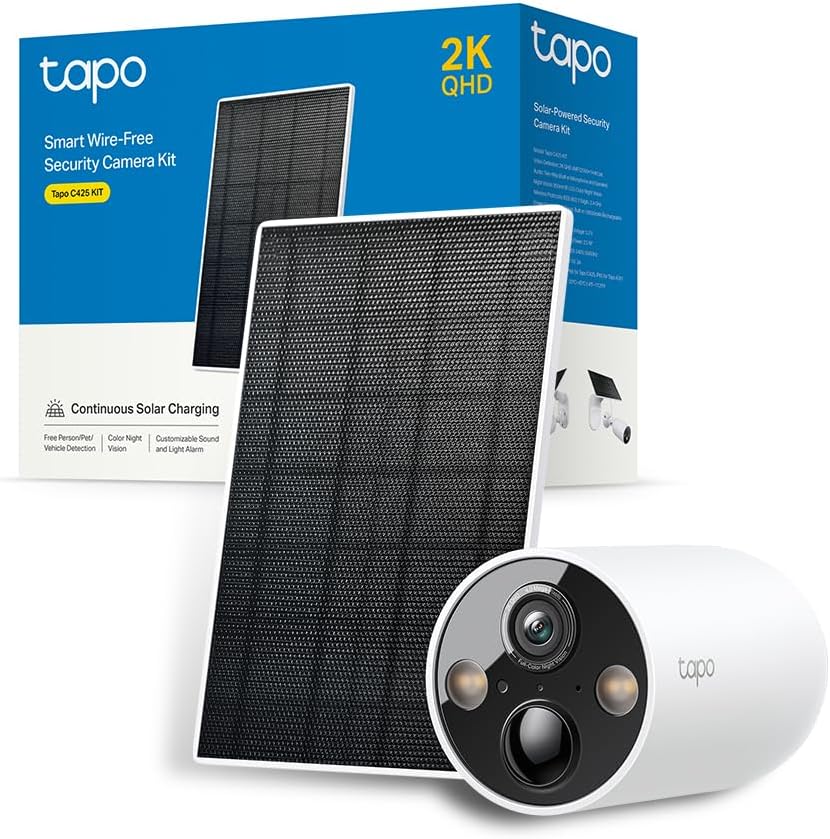 Caméra de surveillance solaire Tapo C425 KIT en promotion