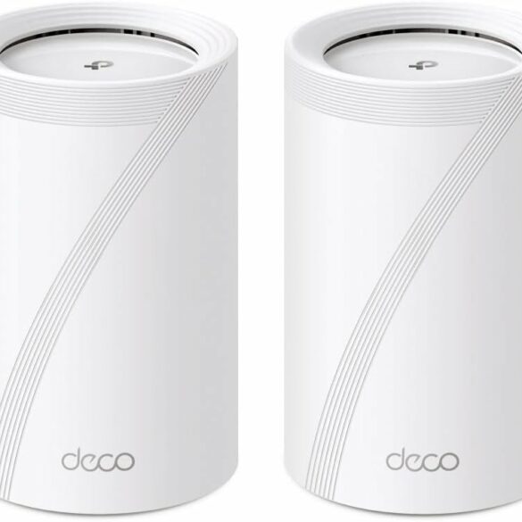Kit mesh Wi-Fi 7 TP-Link Deco BE68, lot de deux bornes tri-bande