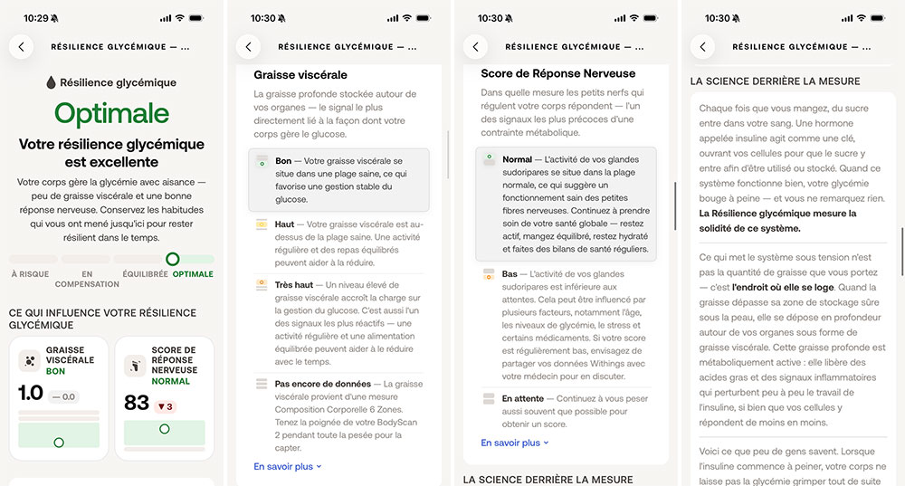 La Résilience glycémique made in Withings