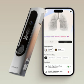 Le Withings BeamO et le service StethO Sense d'analyse cardiaque et pulmonaire