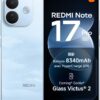 Smartphone Xiaomi Redmi Note 17 Pro 5G bleu avec grande batterie