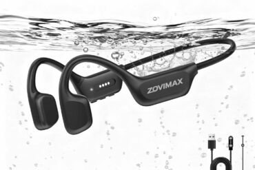 Casque ZOVIMAX a conduction osseuse pour la natation avec lecteur MP3 integre