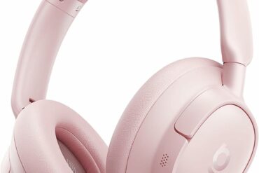 Casque Bluetooth Baseus EH10 NC à réduction de bruit active, coloris rose scintillant