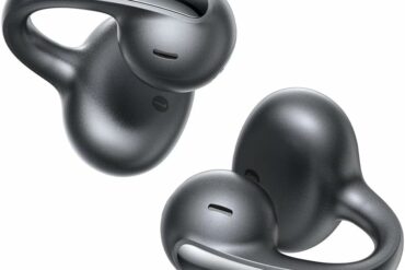 Écouteurs open-ear à clip Baseus MC1 Pro avec leur boîtier de charge