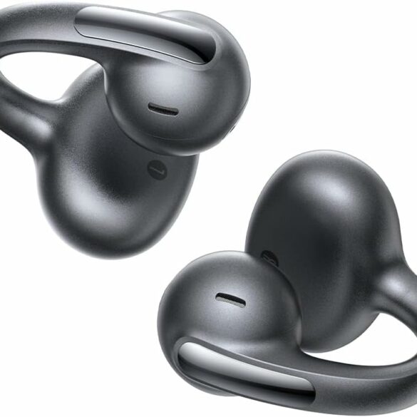 Écouteurs open-ear à clip Baseus MC1 Pro avec leur boîtier de charge