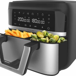 Friteuse à air Cecotec Cecofry Dual 9000 avec bac de 9 litres séparable