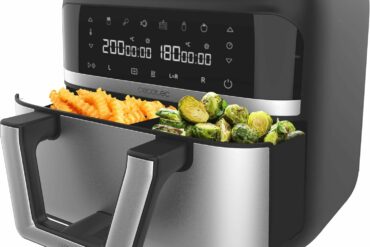 Friteuse à air Cecotec Cecofry Dual 9000 avec bac de 9 litres séparable