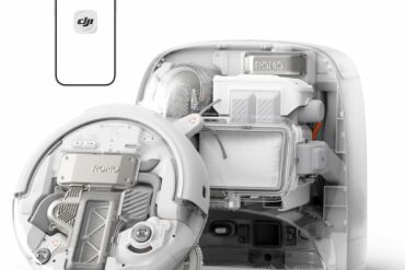 DJI Romo P, robot aspirateur laveur transparent