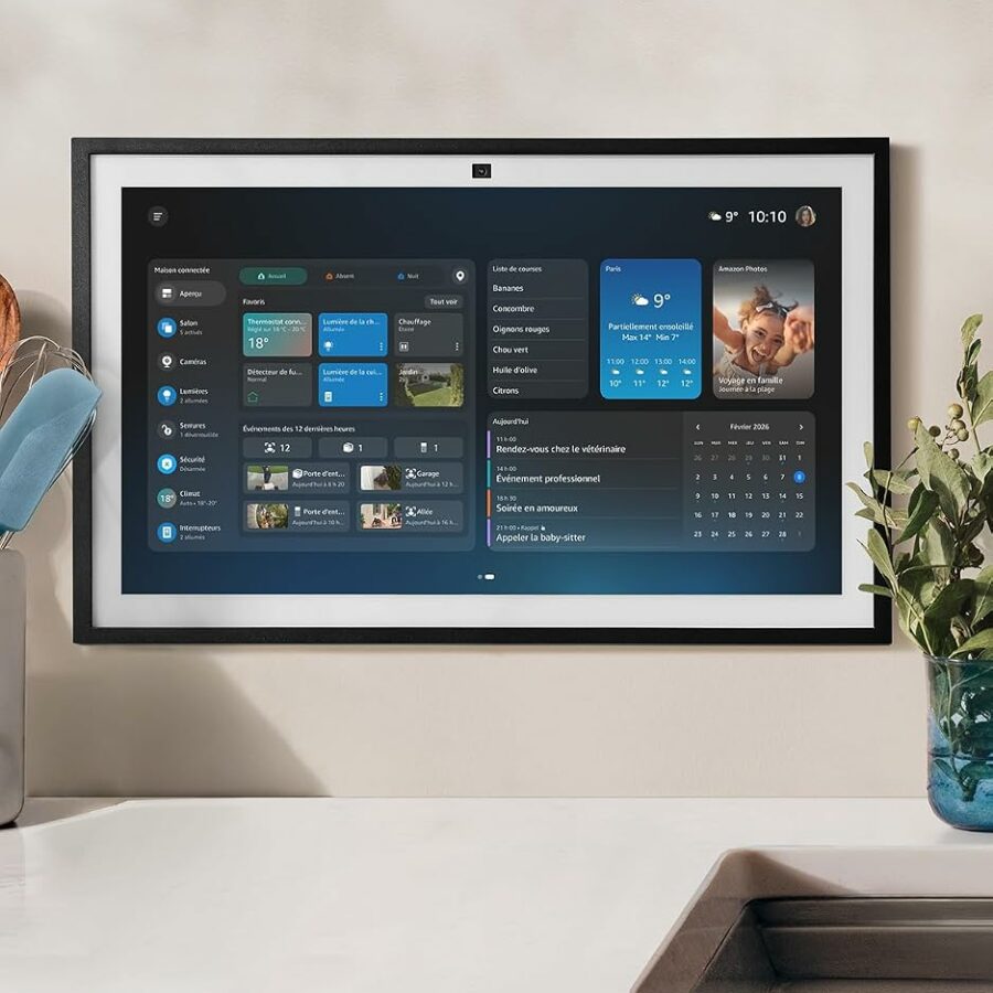 Amazon Echo Show 21, écran connecté Full HD 21 pouces avec Fire TV intégré